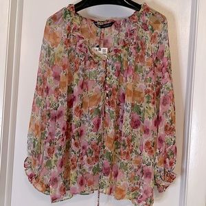 Zara floral shirt. Sz XL. Doesn’t fit and I missed the return window :/